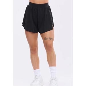 Buffbunny Collection Flirty Flo Shorts Size XXL NEW Black Green